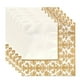 thumbnail image 2 of Servilletas Desechables de Papel de Seda con Estampado Dorado de 400 Piezas para Restaurante y Hotel (Dorado + ), 2 of 5