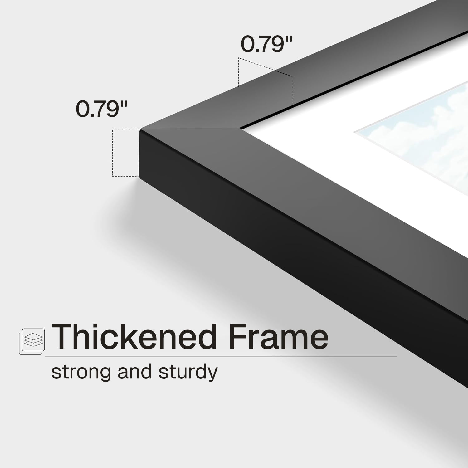 Behome Diploma Frame Set of 6, Black Certificate Frame, Display Pictures 5.9 x 7.8 with Mat or 7.3 x 9.8 Without Mat, for Wall and Tabletop