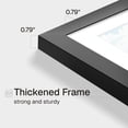 thumbnail image 5 of Behome Diploma Frame Set of 6, Black Certificate Frame, Display Pictures 5.9 x 7.8 with Mat or 7.3 x 9.8 Without Mat, for Wall and Tabletop, 5 of 8