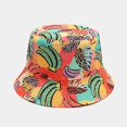thumbnail image 2 of CoCopeaunts Womens Bucket Hat Fresh Fruit Pattern Reversible Men Fisherman Hat Teen Unisex Travel Sport Sun Protection Basin Hat, 2 of 8