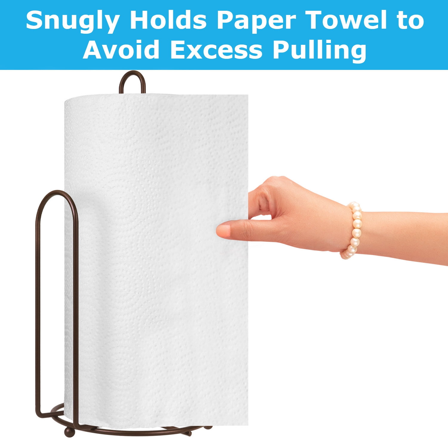 Paper Towel Holder - Blue – Fredericks and Mae