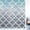 Green, variant on Navy Blue Morocco Pattern Window Privacy Film Stain Glass,Reusable Decorative Rainbow Window Film,White Moroccan Geometric Art Static Cling Sun Blocking Stickers Decals Covers 29.5" x 118" (2pcs)