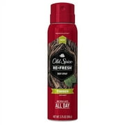 Old Spice Refresh Body Spray, Timber With Mint, 3.75 oz, 6 Pack