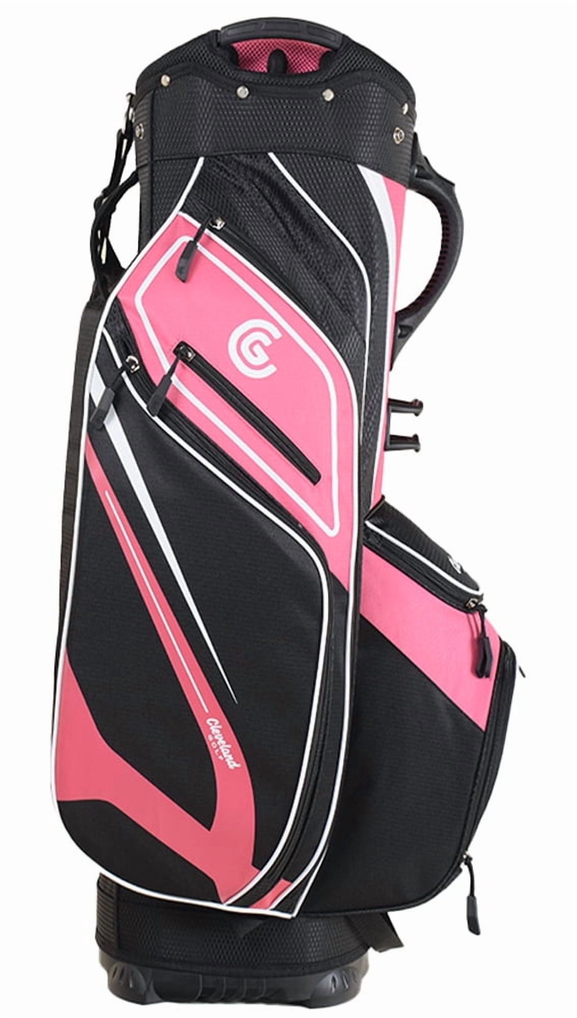 Cleveland Golf Ladies Lightweight Cart Bag Pink/Black