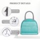 thumbnail image 4 of Fotbe Blue And Turquoise Bolsa de Almuerzo con Estampado, Lonchera Aislada, Contenedor de Comida Reutilizable Tipo Cooler a Prueba de Fugas, 4 of 6