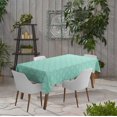 thumbnail image 2 of Vargottam Indoor/OutdoorTablecloth58x58 InchSquareTablecloth Waterproof PatioTableCloths- Spring/SummerTableCovers for Backyard RectangularTable/BBQs/Picnic -Aquamarine, 2 of 5