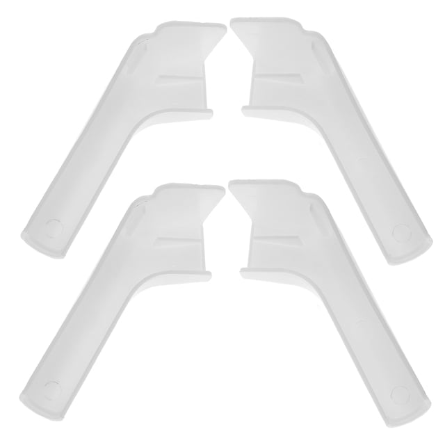4 Pcs Becs de Gouttière de Rv Becs de Toit Gouttière d'Eau de Pluie Rv Becs de Gouttière Accessoire Rv (Gauche, Droite)