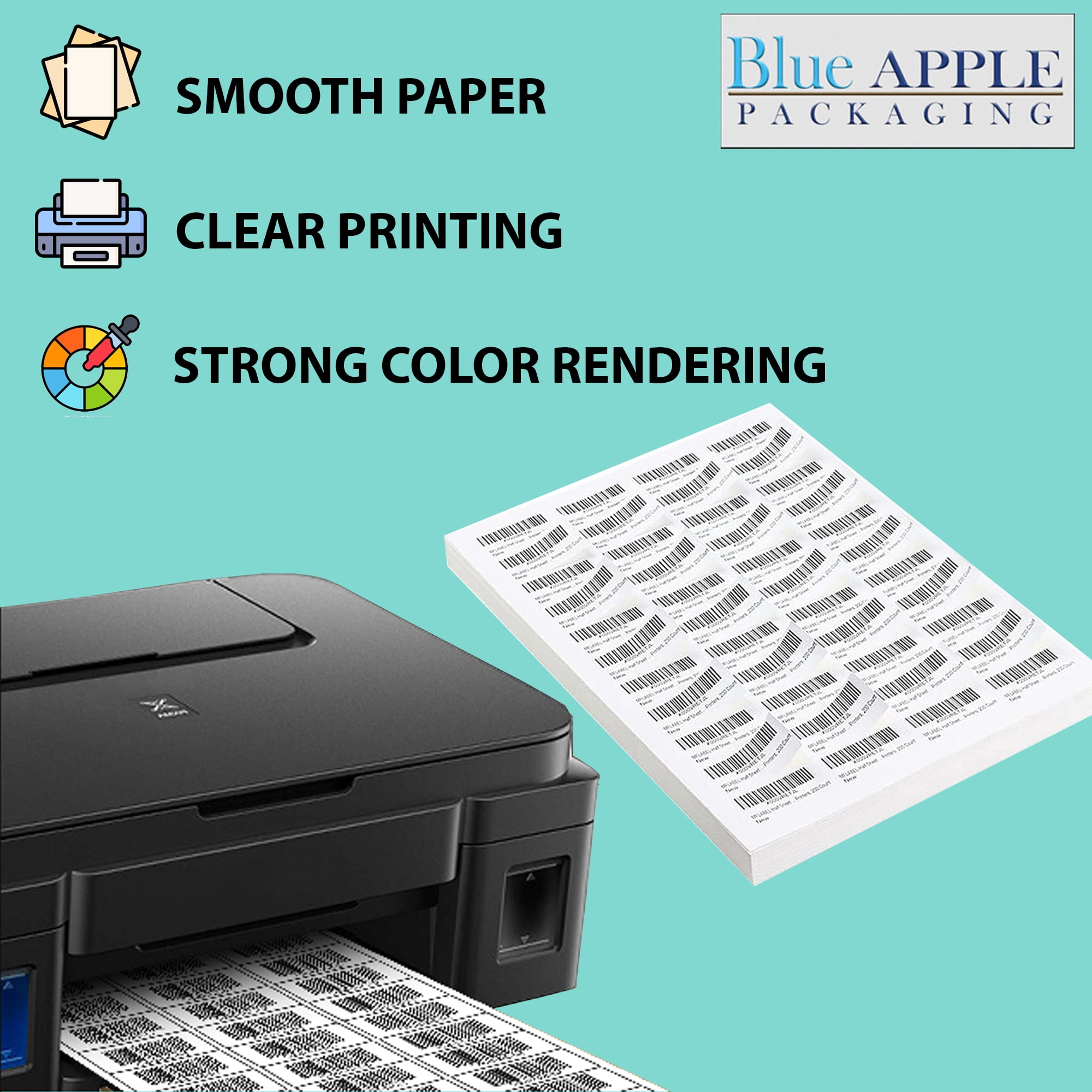 Labels 1" X 2-5/8" Shipping Address FBA Labels for Laser and Inkjet Printers 5,000 Labels