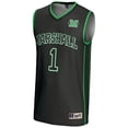 thumbnail image 2 of Male GameDay Greats #1  Black Marshall Thundering Herd  Lightweight Basketball Jersey, 2 of 4