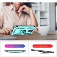 thumbnail image 3 of FYBTO Compatible with LG Stylo 5 Case, LG Stylo 5 Plus/LG Stylo 5V / LG Stylo 5X (6.2 Inch) Armor Protective Case with Metal Ring Holder Kickstand Shockproof Military Grade Hard Cover - Azure, 3 of 5