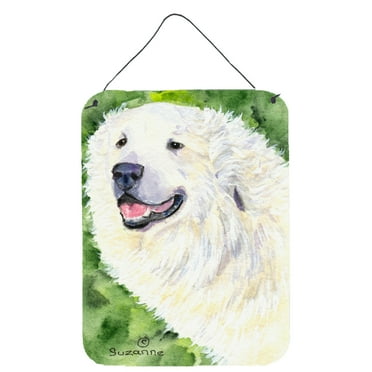 Caroline's Treasures SS8981DS1216 Great Pyrenees Wall or Door Hanging Prints, 12x16, multicolor