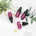 thumbnail image 6 of Dropper Bottle Set 3ml Pink Glass Dropper Bottle With Black Rubber Cover Tapered Glass Droppers Pack of 40, 6 of 7