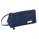 thumbnail image 2 of Estuche para lápices de gran capacidad con múltiples compartimentos y asa, organizador de papelería de tela impermeable para escuela, oficina, viajes y maquillaje, en azul marino o negro., 2 of 6