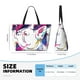 thumbnail image 4 of Fotbe Colorful Bulldog Bolsa de Viaje para Playa - Resistente al Agua, Bolsa Tote de Gran Capacidad y Ligera con 7 Bolsillos para Mujeres y Hombres, 4 of 7