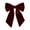 Wine-29cm_21#112456, variant on 17cm Giant Bow Decor Christmas Tree Topper Vintage Xmas Bows for Wreaths, Gifts and Holiday Home Décor Indoor Outdoor Xmas Decorations