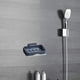 thumbnail image 5 of Porta jabón montado en la pared | Organizador de caja de jabón giratorio autoadhesivo | Estante de almacenamiento de plástico de 1 a 4 capas para baño, cocina, ducha y lavabo | Instalación con, 5 of 8