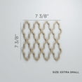 thumbnail image 2 of Ekena Millwork 7 3/8"W x 7 3/8"H x 3/8"T Extra Small Casablanca Decorative Fretwork Wood Wall Panels, Cherry, 2 of 6
