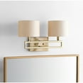 thumbnail image 2 of SAFAVIEH Catena 9.25 in. H Rustic Double Light Sconce, Antique Gold, 2 of 5