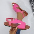 thumbnail image 6 of Mostsola Womens Flat Sandals Open Toe Slippers Lightweight Fashion Slingback Flats Beach Shoes, 6 of 9