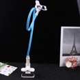 thumbnail image 2 of EeaseCA Support de Téléphone Col de Cygne avec Base à Clip Support Long Flexible pour Cellulaire Tablette Liseuse (Bleu Ciel), 2 of 7