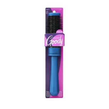 Goody Velvet Shine 35Mm Round Brush With Tourmaline Infused Bristles 1 Ct Jewel-Toned
