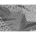 thumbnail image 5 of oneOone Rayon Light Gray Fabric Triangle Geometric Sewing Craft Projects Fabric Prints By Yard 56 Inch Wide, 5 of 5
