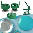 thumbnail image 6 of Badge Making Badge Button Mould Top, Bottom  Badge Machine Round Interchangeable Die Mould Badge Button Makers Green 58mm, 6 of 8