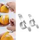 thumbnail image 4 of Pelador de naranja, pequeño anillo de acero inoxidable, herramienta peladora de pomelo naranja, antioxidante y fácil de limpiar, 4 of 5
