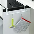 thumbnail image 4 of MesaSe Kitchen Over Door Towel Racks Easy to Install and Remove Racks for Door Storage Management(Black), 4 of 10