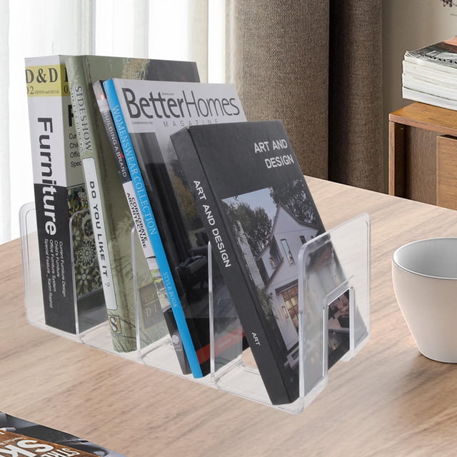 unbranded Separador De Libros Acrílico Transparente Práctico Para Oficina Y