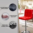 thumbnail image 3 of ViscoLogic LIBERTY Swivel Leatherette Adjustable Hydraulic Bar Stools (Set of 2 Bar Stools), 3 of 6