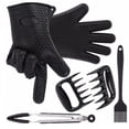 thumbnail image 2 of Juego de guantes para barbacoa, juego de garras de carne para barbacoa a prueba de agua, kit portátil de cepillo para hornear, 6pcs / set Scienceny HA005329-01, 2 of 7