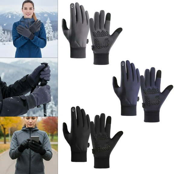 Viflosae Mens Winter Gloves Men's Winter Gloves Snow Gloves Winter warm gloves for Cold Weather, Windproof, and Insulation
