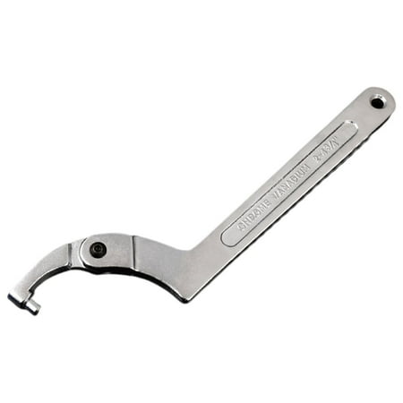 

Shebeky Universal Wrench Impact Resistance Movable Head Opening Adjustment High Hardness Heavy Duty Anti-Corrosion Nut Adjustable Spanner for Home
