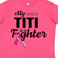 thumbnail image 4 of Inktastic Breast Cancer Awareness My Titi is a Fighter Boys or Girls Toddler T-Shirt, 4 of 5