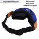 thumbnail image 4 of 1 Set de Gafas de Motocicleta Universales, Gafas de Sol Dimmables, Protección UV, Negro Azul, TPU PC, 4 of 6