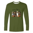 thumbnail image 4 of Elvqul Men's Long Sleeve T-Shirt printed crew neck Casual Daily Wear men's t shirt mens tee long sleeve shirt, 4 of 4