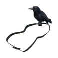 thumbnail image 3 of GUOOL Halloween Crow Realistic Decorative Fake Raven for Party Fancy Costumes Home Style B, 3 of 9