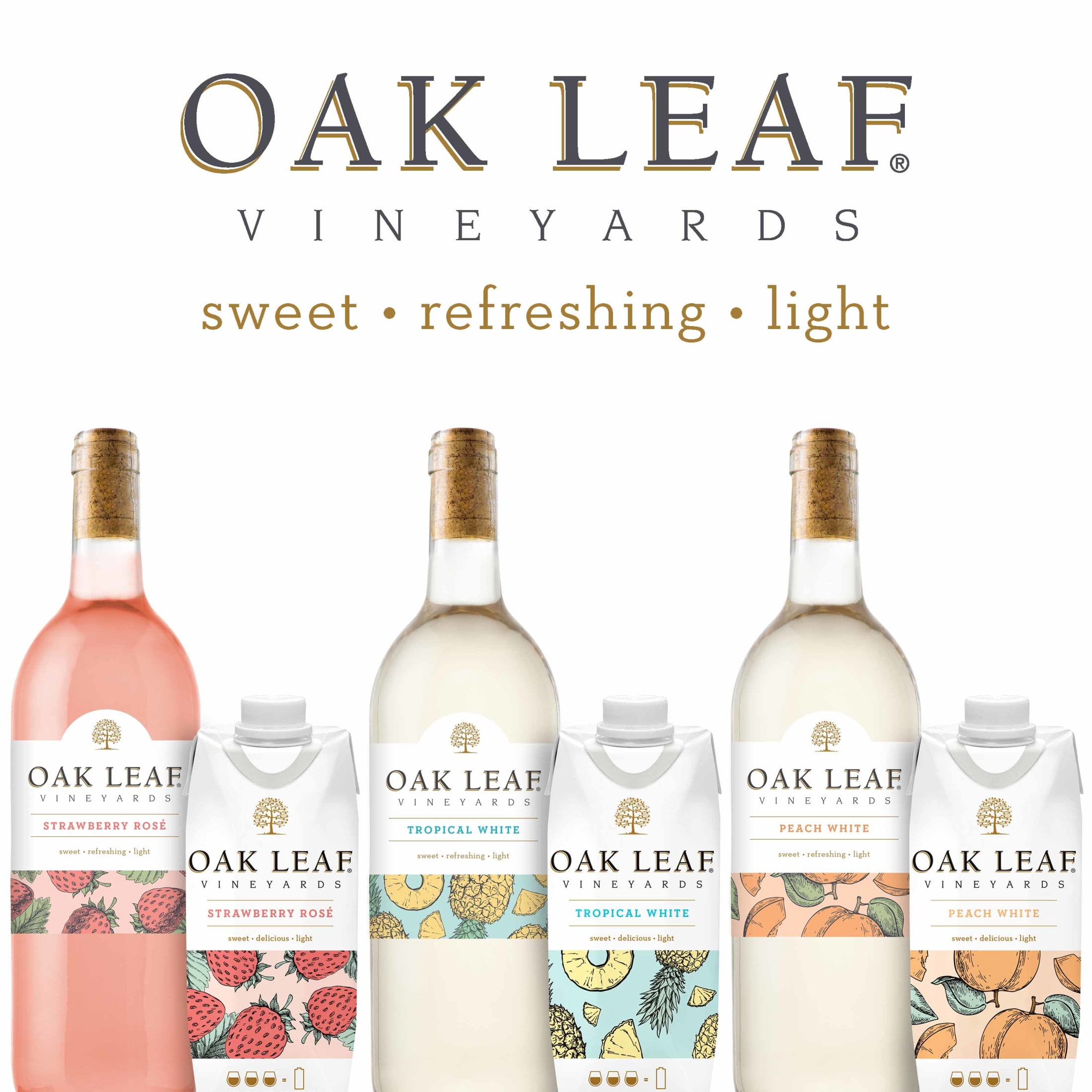 Oak Leaf Vineyards Tropical White, White Wine, 750ml