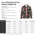 thumbnail image 4 of Yiaed Fly Agaric and Flowers Print Sun Shirts UPF 50+ Protection Hoodie Rash Guard Shirt UV Shirt Long Sleeve Fishing Outdoor Lightweightase-Small, 4 of 5