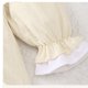thumbnail image 5 of Odeerbi Niñas Vestido Manga Larga A-Line Primavera Verano Vestido Ruffle Princesa Color Sólido Dulce Cuello Redondo Vestido Manga Farol, 5 of 5