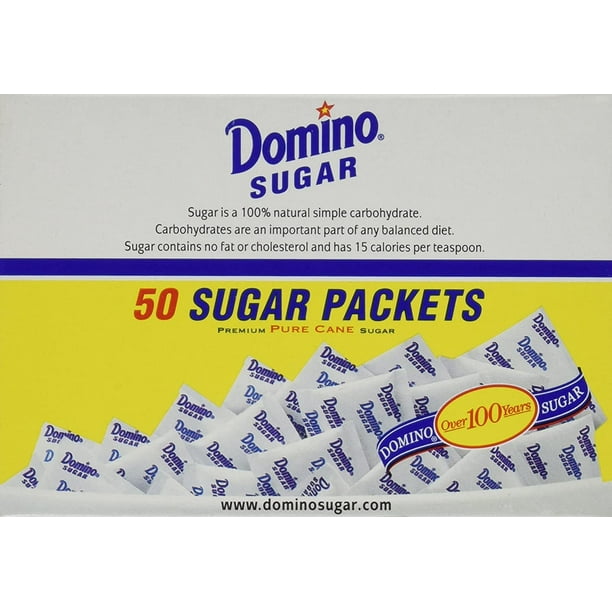 Domino Sugar Packets, 50 Count (Pack of 1)