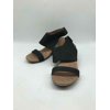 Pre-Owned Adrienne Vittadini Black Size 8.5 Strappy Sandals