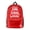 Red, variant on Jey Uso The Real Chief Backpack Men Women Casual Rucksack Daypack Zip Pack Traval Bag