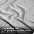 thumbnail image 6 of Bare Home 5-Piece Bed-in-a-Bag - Twin, Dark Blue with Light Gray Sheet Set, 6 of 8