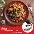 thumbnail image 4 of Brentwood Pro Food Chopper and Vegetable Dicer with 6.3 Cup Storage Container in Black, 4 of 8