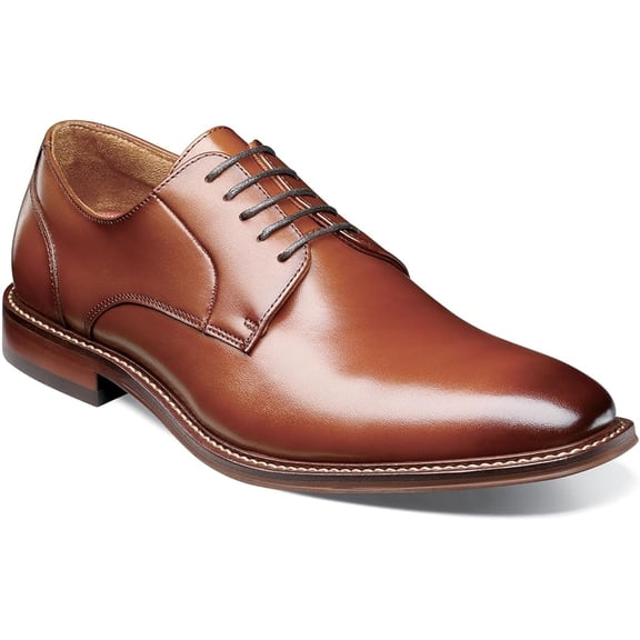 Stacy Adams Marlton Plain Toe Oxford Men's Shoes Cognac 25490-221