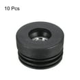thumbnail image 3 of Unique Bargains 10 Pcs Inserts pour Tubes Ronds avec Filetage M10, pour Tube Rond 38mm/1.5 Pieds OD, Insert de Roulette en Plastique Noir Rond, 3 of 7