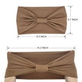 thumbnail image 2 of Wide Headbands for Women Fashion Knotted Headband Yoga Workout Head Wrap 4 Pack, 2 of 7