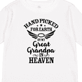 thumbnail image 4 of Inktastic Handpicked for Earth by My Great Grandpa in Heaven Boys or Girls Long Sleeve Toddler T-Shirt, 4 of 5
